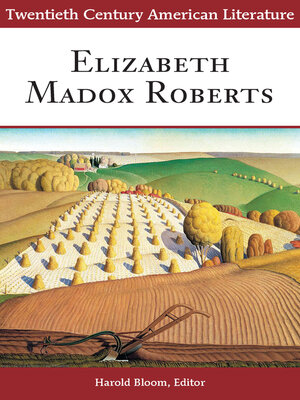cover image of Elizabeth Madox Roberts